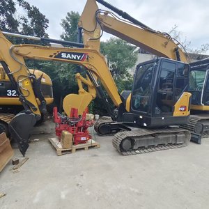 รถขุดขนาดเล็ก SY55U Sany Compact Excavator รุ่น Enjoyment Edition รถขุดแบบตีนตะขาบดีไซน์ใหม่ ขนาด 5 ตัน มีสินค้าในสต็อก - Product Image 1