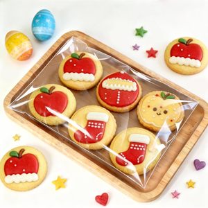 Self Sealing Durable BOPP Cellophane <b>Bags</b> 6''x9" 200 Pcs Heat <b>Seal</b> Cookie Treat <b>Bags</b> Clear Plastic Gift <b>Bags</b> for Snack Party - Product Image 4