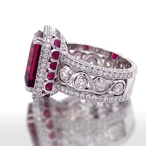 Anello dal Design Quadrato, Stile Elegante, Gioiello da Dito per Donne - Product Image 4