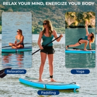 Planche à pagaie gonflable ultra-légère de conception gratuite avec accessoires haut de gamme planche à pagaie SUP pour jeunes et adultes