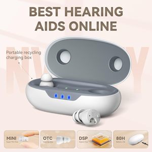 Audífonos Recargables de Venta Libre con 16 Canales, Reducción de Ruido, Invisibles, Cómodos, Control de un Solo Botón para Conversaciones Claras - Product Image 3