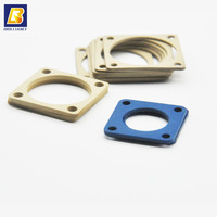 Joints d'étanchéité plats creux personnalisés pour éclairage, joints d'espacement en caoutchouc de silicone moulés par compression découpés sur mesure, produits en caoutchouc