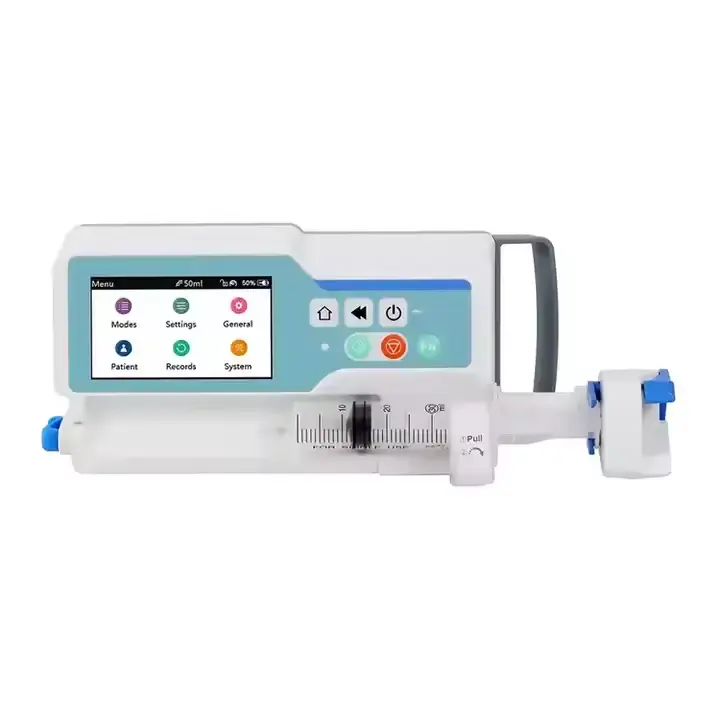 2024 hot sale Vet Electric Single Channel Veterinary Syringe Pump portable dual channel infusion syringe pump for vet