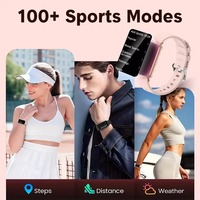 Bracelet intelligent étanche IP68 pour les sports de plein air, surveillance de la fréquence cardiaque et de l'oxygène sanguin, montre connectée