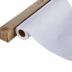 Papier synthétique autocollant blanc gris imprimable par jet d'encre, matériau pour affiche imperméable pour la publicité - Product Image 3
