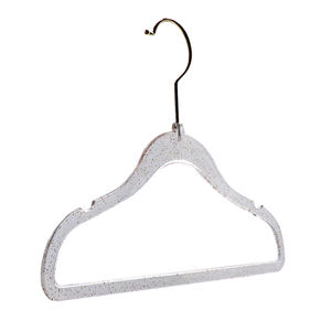 La fabbrica produce <span class=keywords><strong>appendini</strong></span> rivestiti Haute Couture all'ingrosso che lampeggiano i ganci trasparenti blu - Product Image 6