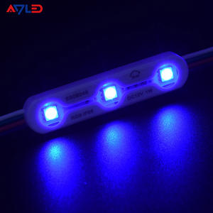 โมดูลไฟ LED แบบฉีดขึ้นรูปคุณภาพสูง สี RGB มาตรฐาน IP68 ขนาด 70*15 มม. 12 โวลต์ ชิป SMD 5050 สำหรับป้าย - Product Image 2