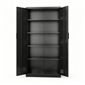 Modern Steel Filing <b>Cabinets</b> with Large Capacity Adjustable Shelves and <b>Lockable</b> Doors for Office Furniture in Hospitals Schools - Product Image 5