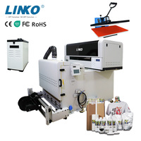 Machine d'impression DTF LINKO 30cm/60cm avec têtes I1600, imprimantes personnalisées pour t-shirts, machine à tremper la poudre