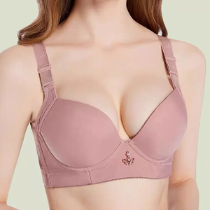 Popular in Europe and America Push-up Underwire <strong>Comfort</strong> Gather Seamless <strong>Bra</strong> <strong>UK</strong> Padded Brassiere - Product Image 1