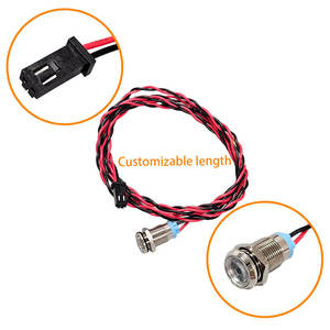 สายต่อเซอร์โว A2543 M10 แบบ 2 ขา หัวต่อแบบตัวผู้และตัวเมีย สายไฟขนาด 24AWG - Product Image 2