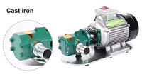 Vente directe d'usine, petite pompe à double engrenage WCB, pompe à huile portable, pompe de transfert de diesel électrique