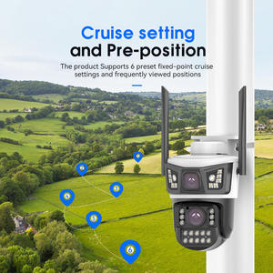 2025 Wifi 3MP HD năng lượng mặt trời cctv camera video giám sát ngoài trời Zoom ống kính kép IP Camera - Product Image 5