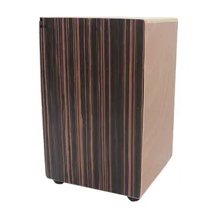 Tambor cajon instrumento musical, preço competitivo, melhor acessível, caixa de cajon