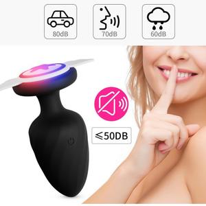 Ragazze fabbrica all'ingrosso spina anale lampeggiante telecomando vibrante BDSM giocattolo anale prostata massaggiatore anale vibratore anale - Product Image 6