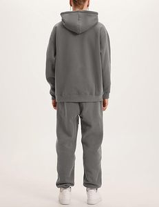 Chándales personalizados para <span class=keywords><strong>hombre</strong></span> Conjuntos de <span class=keywords><strong>chándal</strong></span> de 2 piezas Sudaderas con capucha de manga larga de lana Pantalones de Jogger Conjunto de jogging Atlético - Product Image 6