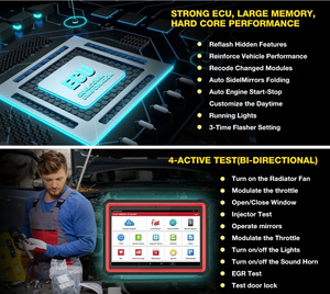 LAUNCH X431 Pro3s + Pro3s Plus V5.0 sans connecteur OBD1 Système complet OBD2 Outil de diagnostic automobile Mise à niveau de la topologie Cartographie - Product Image 6