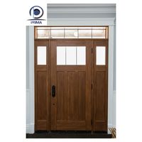 Porte en bois sur mesure avec technologie de production avancée et aspect bois naturel pour les espaces architecturaux modernes