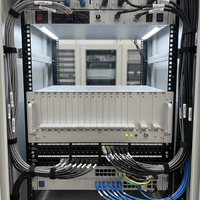 Châssis d'insertion 4U avec ventilation et blindage CEM pour systèmes embarqués, boîtier électronique industriel, assemblage de sous-rack