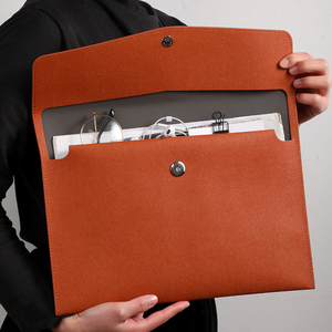 Document <strong>File</strong> Folder Waterproof Thin PU Leather A4 Envelope Folder Expanding <strong>File</strong> Organizer <strong>Portfolio</strong> Storage <strong>Case</strong>