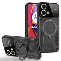 Étui de protection antichoc hybride TPU PC avec anneau magnétique Lichicase pour Infinix Note Edge Smart 20