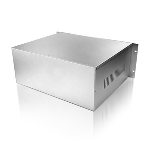 Standard 19 Inch 1 U 2 U 3 U Rack Mount Case Aluminum Enclosure Telecom <strong>Chassis</strong>