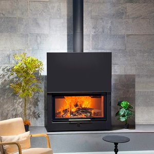 Caminetto in Acciaio di Alta Qualità <span class=keywords><strong>con</strong></span> <span class=keywords><strong>Vetro</strong></span> Panoramico Sollevabile, Combustione Efficiente Senza Fumo - Product Image 3