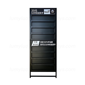 Étagère de présentation pour vernis à ongles, support pliable en métal pour salon de beauté et salon de manucure - Product Image 3