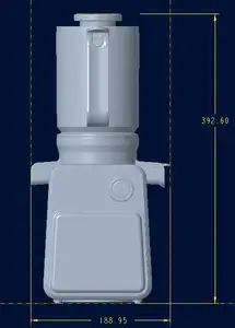 Desain baru peralatan dapur mulut besar Juicer Lambat ekstraktor buah Juicer lambat tekanan dingin 110W untuk penggunaan rumah