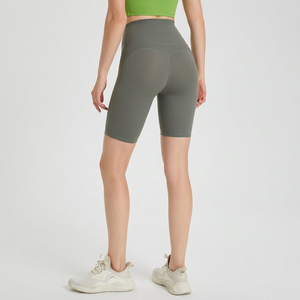 Shorts Deportivos al Por Mayor para Mujer, Hasta la Rodilla, Color Nude, Suaves, de Alta Elasticidad, Levanta Glúteos, para Gimnasio, Running, Ciclismo, Yoga, OEM, ODM - Product Image 5