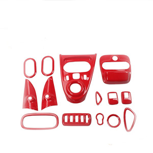 Cornice Decorativa per <span class=keywords><strong>Cambio</strong></span> <span class=keywords><strong>Marce</strong></span> <span class=keywords><strong>Smart</strong></span> 453 2015-2018, Pulsante di Controllo Luci in Fibra di Carbonio - Product Image 2