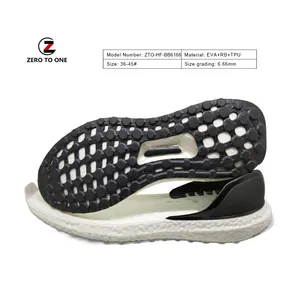 Hot SalecSneaker Ultralight Elastic Bossted EVA Rubber Tpu Sole Trendy Sport Shoes Athletic Outsole