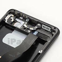 Écran de remplacement IParts neuf pour Samsung Galaxy S21 Ultra 5G SM-G998, assemblage d'écran tactile AMOLED avec cadre noir argenté OEM