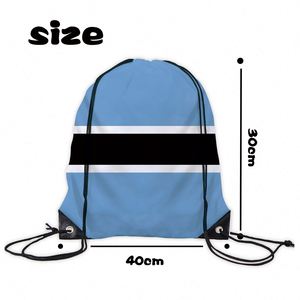 Mochilas Deportivas con Cordón y Logotipo Personalizado, Bolsa de Almacenamiento Publicitaria de Botsuana, Impresión a Color al por Mayor, Bolsa de Hombro para Estudiantes, Promoción - Product Image 2