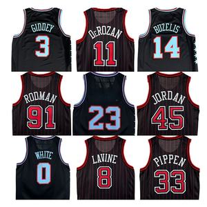 Nouveaux maillots de basketball cousus pas chers 2026 – 3 Giddey, 11 Derozan, 14 Buzelis, 0 White, 33 <span class=keywords><strong>Pippen</strong></span> - Product Image 1