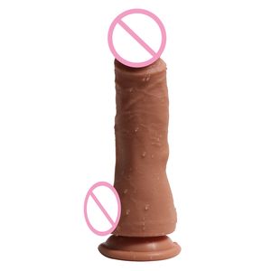 Juguete sexual para mujeres, Negro Grande consolador, Juguetes sexuales hechos en China, Juguetes sexuales, consolador, vibrador para mujeres, consoladores, vagina, doble densidad, Silicona - Product Image 4