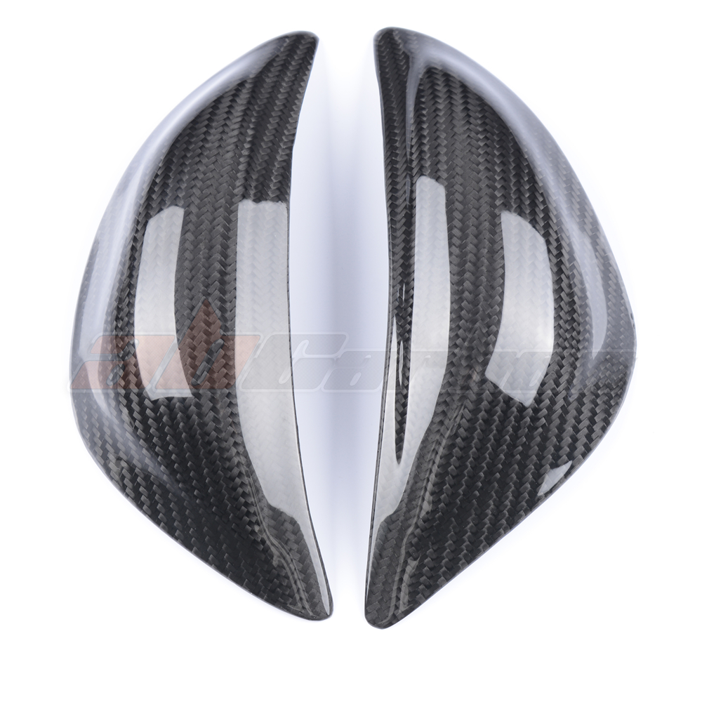 Защитный чехол для бака мотоцикла Kawasaki ZX6R 2009-2020, полностью из углеродного волокна, 100% саржа