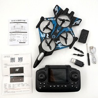 Avion télécommandé AiJH RC avec caméra, décollage en un clic, utilisation intérieure/extérieure, piles incluses.