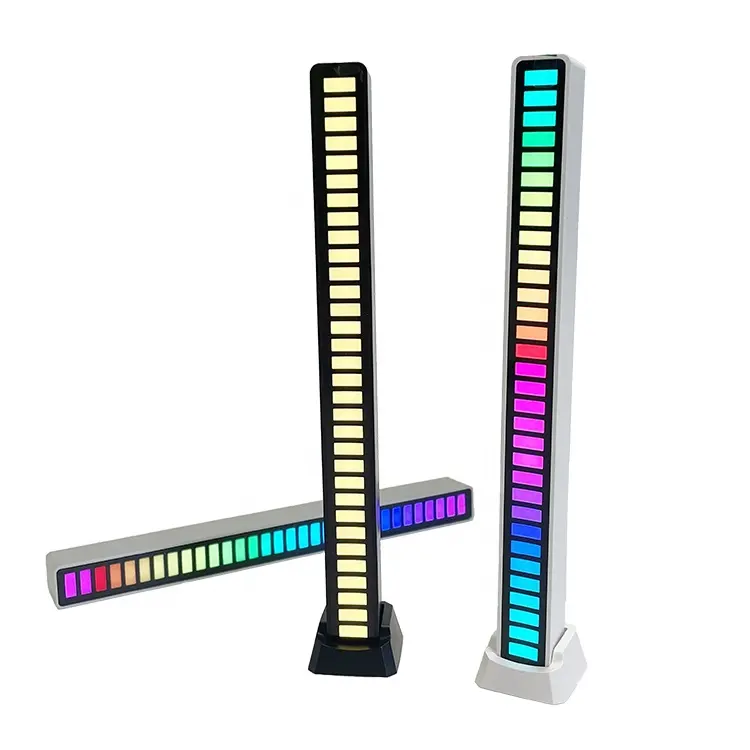 Voice Activated Sound Pickup Rhythm Light RGB Game Music Stress Relief Office Interior Ambient Atmosphere LED Strip Bar Light
