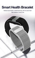 OEM S01 Nouvelle conception de bracelet intelligent sans écran, montre intelligente portable et légère, comptage de la fréquence cardiaque, santé, multisports, bracelet intelligent