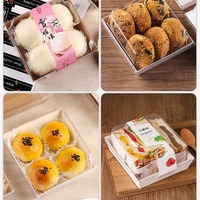 Boîte à sandwich pita personnalisée emballage en papier pour petit déjeuner emballage rond boîte de restaurant nourriture hamburger emballage gâteau pain grillé