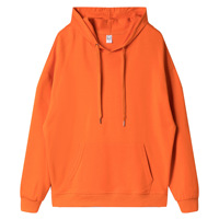 Sweat à capuche d'hiver tendance, imprimé dessin animé, 300 g/m², 100 % coton, coupe oversize, épaules tombantes, pull décontracté pour homme, logo personnalisable