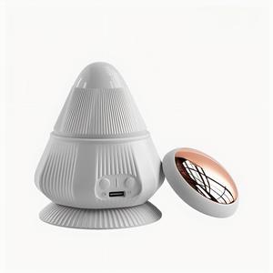 Rodillo de Masaje Eléctrico de 3 Velocidades para Tejido Profundo, Montado en la Pared, con Terapia de Calor, Recargable por USB e Impermeable - Product Image 1