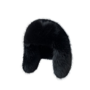 Vendita calda all'aperto da donna pelosa pelosa e soffice firmata protezione orecchie cappello a secchiello lungo volpe in <span class=keywords><strong>pelliccia</strong></span> sintetica cappelli invernali - Product Image 6