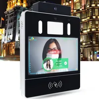 Biometria a grande schermo touch screen riconoscimento facciale rilevazione presenze rilevazione temperatura tempo registrazione controllo accessi