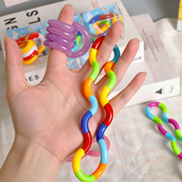 Jouet transfrontalier à succès : Twister déformable, bâton torsadé changeant de forme, corde à décompresser, petit jouet pour enfants unisexe de plus de 14 ans