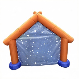 Presepe Gonfiabile Natalizio da 6,5 Piedi con Luci LED, Set Natalizio Include Sacra Famiglia, Re Magi, Angelo, Pecora - Product Image 4