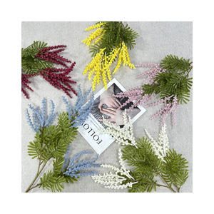 Flores Artificiales Queyiyi, Albizia Estrella de 73 cm, Decoración para Bodas y Hogar - Product Image 5