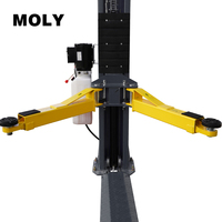 Pont élévateur hydraulique portable à deux colonnes MOLISPEED homologué CE, double cylindre, entraînement électrique 220 V, capacité 4000 kg