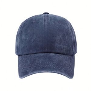 Casquette de baseball vintage non structurée 100 % coton, personnalisable, à 6 panneaux, brodée, style décontracté, avec logo tendance, effet délavé, pour la vente en gros - Product Image 5